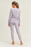 long sleeve top and lounge pant set