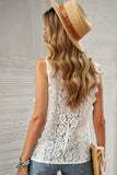 lace hollow out tank top