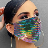Fashion Casual Patchwork Sequins Mask