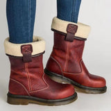 Fashion Casual Solid Color Keep Warm Snow Boots