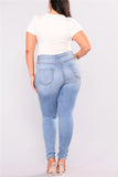 Fashion Casual Patchwork Plus Size Jeans