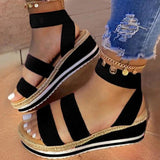 Fashion Casual Hollowed Out Split Joint Fish Mouth Sandals