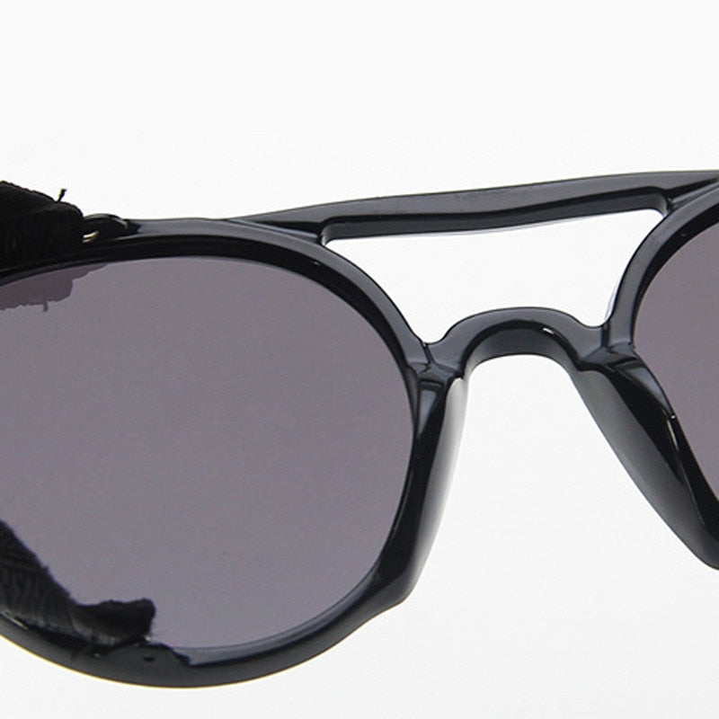 double bridge punk retro sunglasses