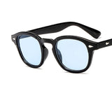 clear tinted round sunglasses