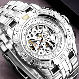automatic mechanical oversize watch