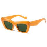 oversized modern acrylic cat eye sunglasses