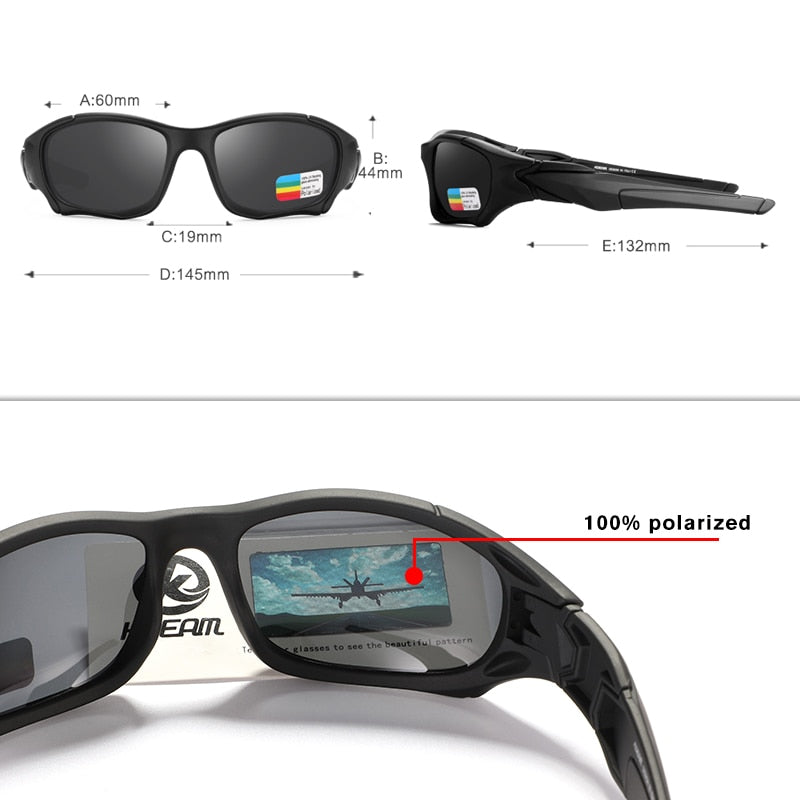 outdoor curve cutting frame stress resistant lens shield sunglasses