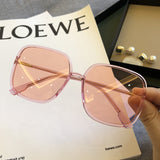 trendy oversized sqaure polarized sunglasses