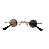 ultra small metal round sunglasses