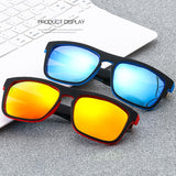 camping polarized lense square sunglasses