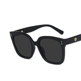star style decorative overized square sunglasses