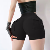 sport high waist tights buttocks