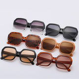 tinted oversized square sunglasses