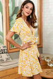 ditsy floral knot front dress