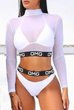 Sexy Hollowed-out Two-piece Swimwears(With Bra)