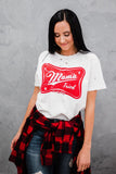 country deep licensed distressed mama tried tee