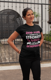 god found the strongest women entrepreneurs short sleeve t shirt