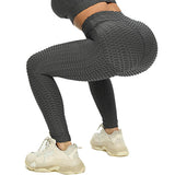 textured butt lifting yoga pants