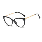 vintage spring hinge cat eye glasses