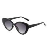 gradient rimless cat eye sunglasses 1