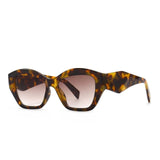 vintage thick frame cat eye sunglasses
