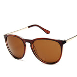 oval small thin frame sunglasses