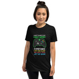 i dont always play video games sometimes i eat and sleep short sleeve t shirt