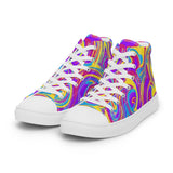 swirl women s high top canvas shoes