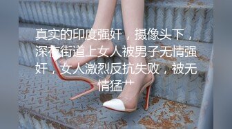 真实的印度强奸，摄像头下，深夜街道上女人被男子无情强奸，女人激烈反抗失败，被无情猛艹