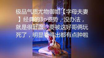 极品气质尤物御姐【字母夫妻】经典的3p姿势，没办法，就是很舒服，要被这好哥俩玩死了，明显看得出都有点肿啦 (1)