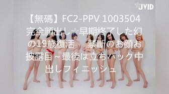 【無碼】FC2-PPV 1003504 完全顔出し☆早期終了した幻の19歳復活♥♥禁斷のお顔お披露目～最後は立ちバック中出しフィニッシュ♪