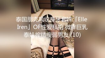 泰国朋克风纹身牙套妹「Elle Iren」OF性爱私拍 微胖巨乳泰妹榨精瘦弱男友 (10)