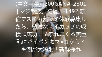 (中文字幕) [200GANA-2301] マジ軟派、初撮。 1492 新宿でスイカ割りを体験募集したら、豊満なスイカップの収穫に成功！？暴れまくる美巨乳にパイパンおマ●コからイキ潮が大噴射！新鮮採れ