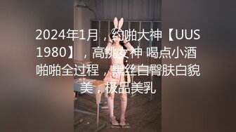 2024年1月，约啪大神【UUS1980】，高挑女神 喝点小酒 啪啪全过程，黑丝白臀肤白貌美，极品美乳